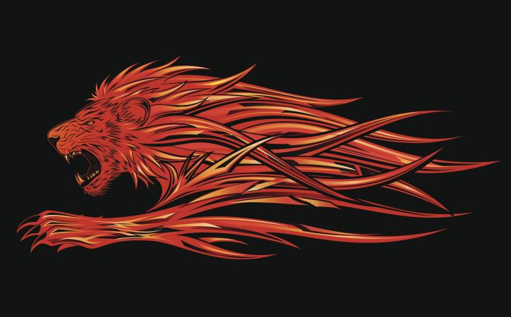 Leo fiery lion