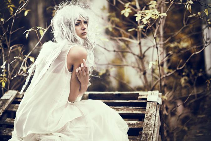 Angelic woman