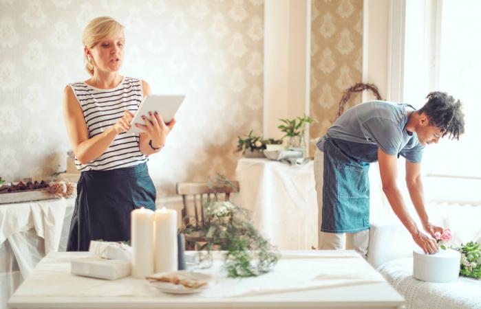Woman event planner