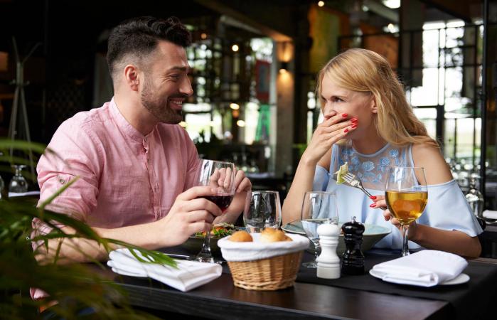 Couple on a date
