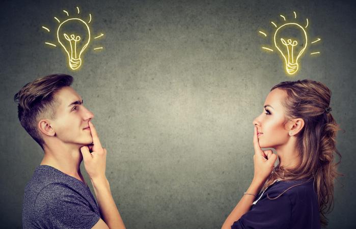 couple having great idea