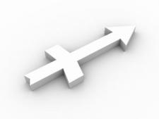 Sagittarius glyph symbol