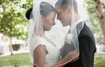 Novios de recién casados