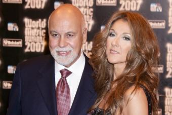 Celine Dion with her husband Rene Angelil at the World Music Awards 2007