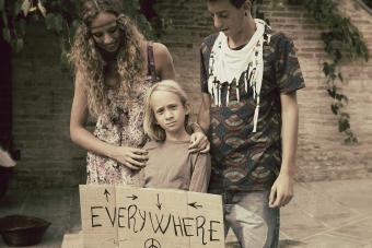 Familia Hippie Joven