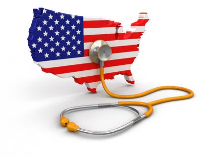 USA image with stethoscope