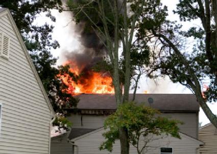 House on fire