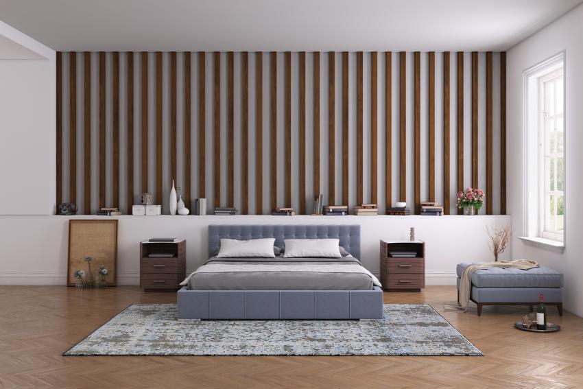26 Wood Slat Wall Ideas for a Modern Home Interior or Exterior | LoveToKnow