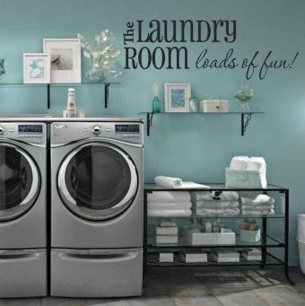 The Laundry Room Loads Of Fun Quote Vinyl Wall Decal