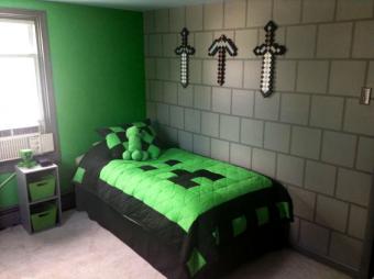 minecraft decorations bedroom