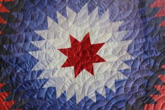 Red White and Blue Star Quilt 