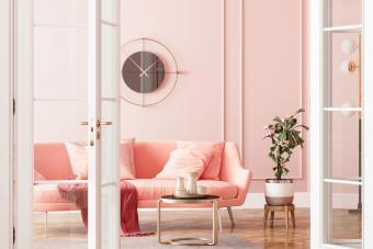 blush living room