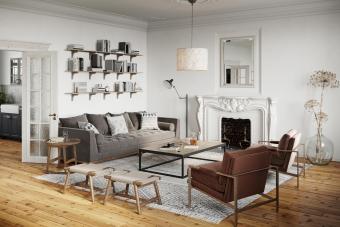 Traditional style living room