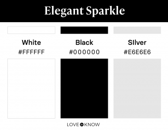 Elegant sparkle color palette