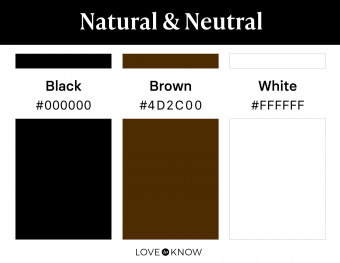 Natural and neutral color palette