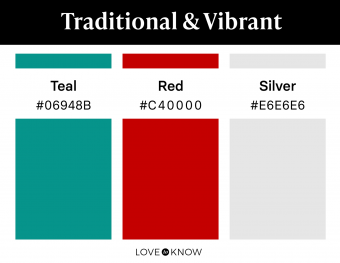 Traditional and vibrant color palette