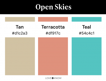 Open skies color palette