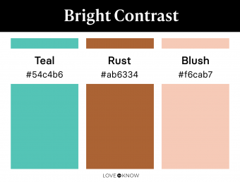 Bright contrast color palette