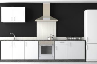 Black and White Kitchen