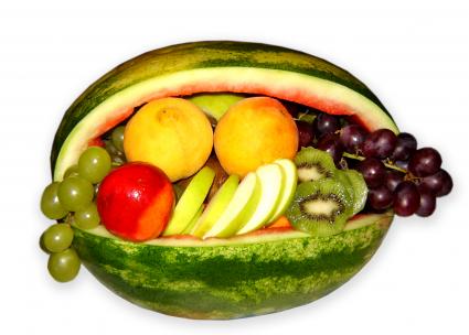 Watermelon fruit bowl
