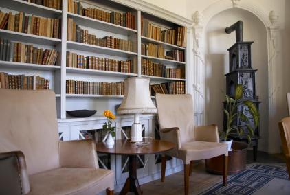 recessed shelves