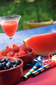 patriotic table decor