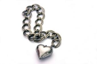 tarnished silver bracelet