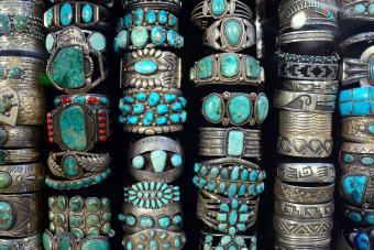 A display of Native American bracelets / Getty Editorial Use