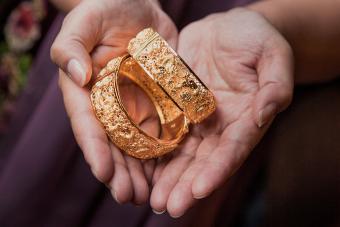 Solid gold bracelets