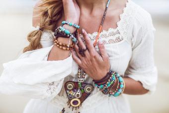 woman with Turquoise jewelry