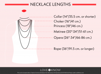 Guide: Standard Necklace Length Size Chart - Picking up Perfect Chain!