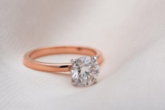 Rose Gold Diamond Ring 