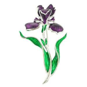 bearded iris pin