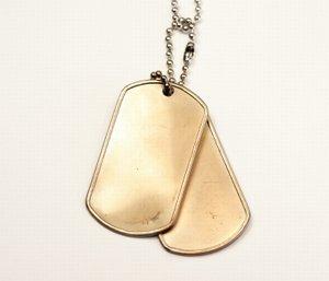 Gold DogTag Necklaces
