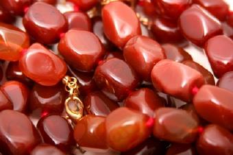 Carnelian Bead Necklace