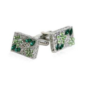 Peridot Tuxedo Studs Cuff Links