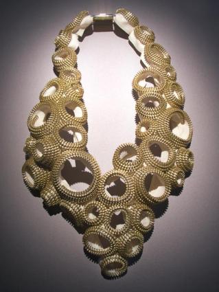 Kate Cusack gold zipper necklace