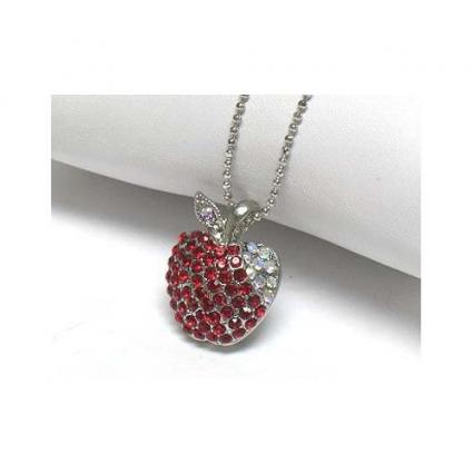 Jeweled Apple Pendants
