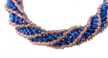 Spirals make interesting bead jewelry