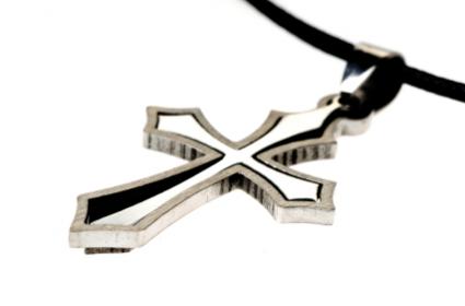 Gothic style cross necklace