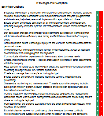 business operations specialists job description