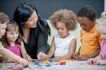 Children Playing with Shapes