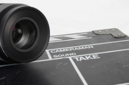 Film marker and lens