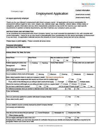 nursing license in get to how california Application Employment Blank   LoveToKnow