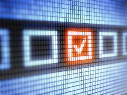 Online survey checkbox