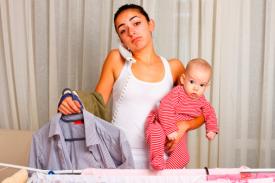busy tired mom