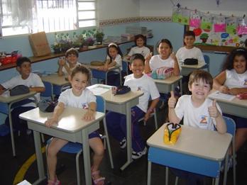 classroom of kids
