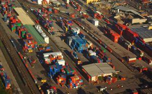 shipping container yard
