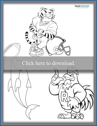 Mascot Coloring Page