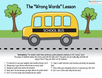Bus Safety Lesson